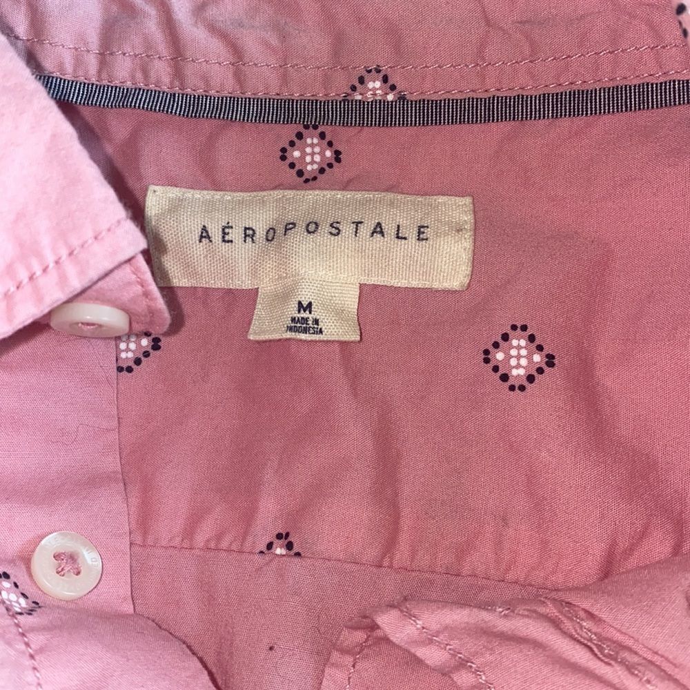 ✨HP✨Diamond-Pattern Button-Down Shirt✨ - Picture 7 of 7